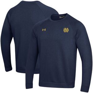 NWT Notre Dame Marcus Freeman Coach's Collection Fleece Embroidered Crew M-2XL